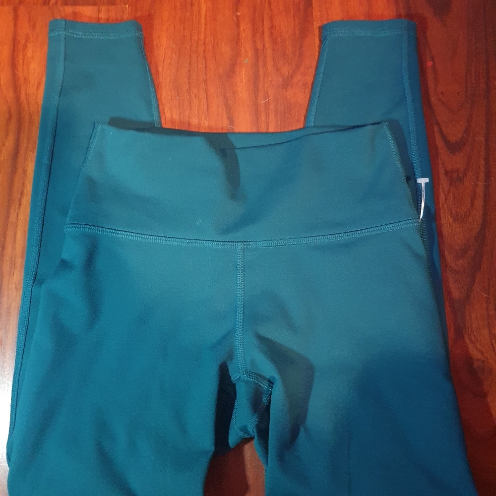 Fabletics Teal Define Powerhold High-Waisted 7/8 … - image 2